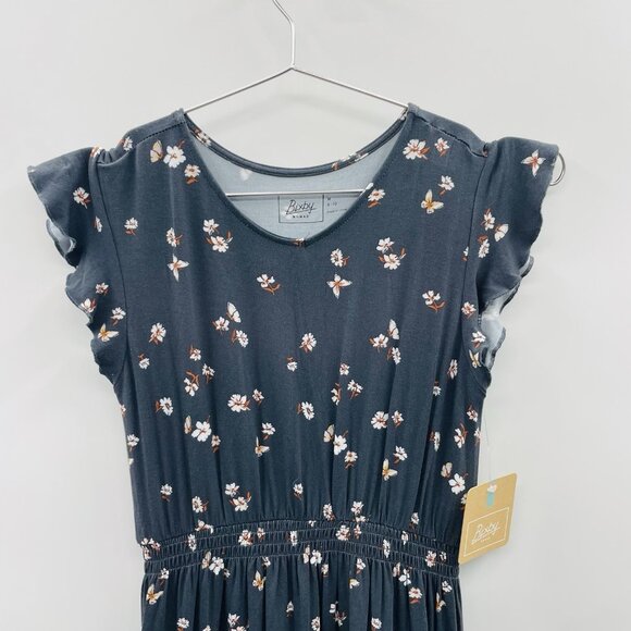 Stitch Fix Bixby Nomad Youth Girls Medium 8-10 Etta Ruffle Detail Maxi Dress - Picture 2 of 8